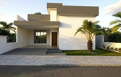 Imagem: A casa em condomínio possui 3 Dormitórios, 2 Banheiros, 2