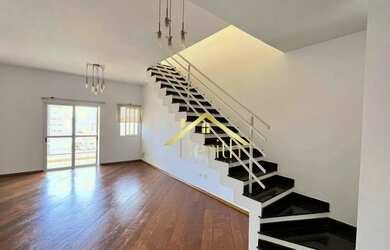 Imagem: O apartamento na cobertura possui 3 Dormitórios, 5 Banheiros