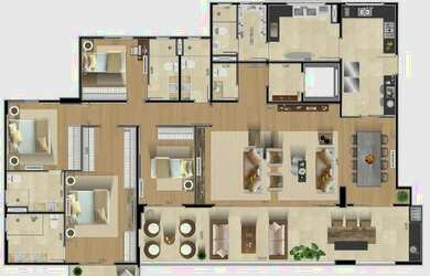 Imagem 2: Edifício Europa - Apartamento com 4 dormitórios sendo 3 suítes