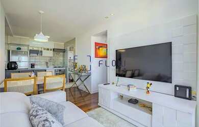 Imagem: O apartamento possui 2 Dormitórios, 2 Banheiros, 1 Vaga na