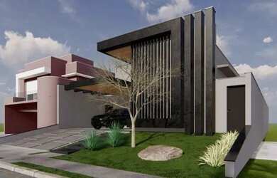 Imagem: A casa possui 3 Dormitórios, 4 Banheiros, 2 Vagas na garagem