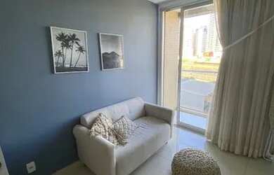 Imagem: O apartamento possui 1 Dormitório, 1 Banheiro, 1 Vaga na garagem