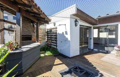 Imagem: O apartamento na cobertura possui 2 Dormitórios, 3 Banheiros