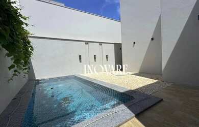 Imagem: A casa em condomínio possui 3 Dormitórios, 4 Banheiros, 2