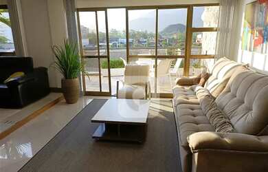 Imagem: O apartamento na cobertura possui 3 Dormitórios, 4 Banheiros