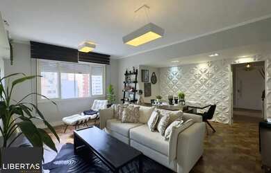 Imagem: O apartamento possui 3 Dormitórios, 4 Banheiros e 206m² de