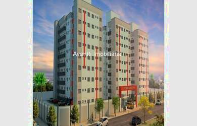 Imagem: O apartamento possui 2 Dormitórios, 1 Banheiro, 1 Vaga na garagem