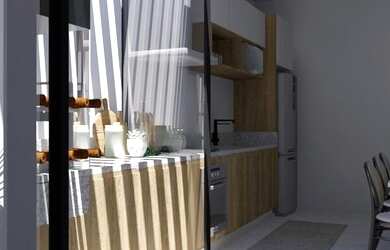 Imagem: A casa possui 3 Dormitórios, 2 Banheiros, 2 Vagas na garagem