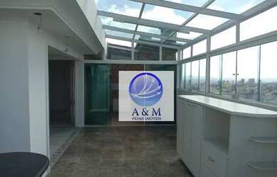 Imagem: O apartamento na cobertura possui 3 Dormitórios, 4 Banheiros