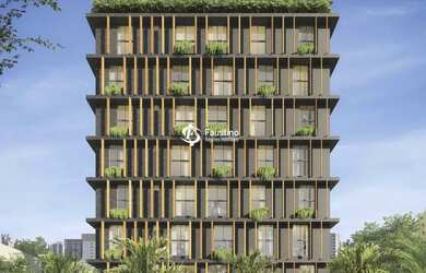 Imagem: O apartamento possui 1 Dormitório, 1 Banheiro, 1 Vaga na garagem