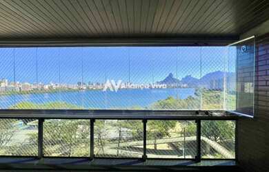 Imagem: Apartamento Lagoa, vista frontal, com varanda, excelente planta!