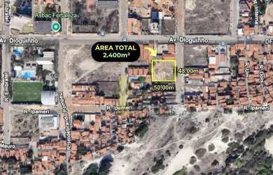 Imagem 2: Terreno à venda, 2400 m² por R$ 997.000,00 - Praia do Futuro - Fortaleza/CE