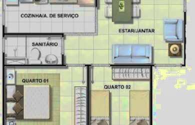 Imagem 2: Apartamento Venda no Duo Salvador Norte Aceita financiamento Caixa Econômica