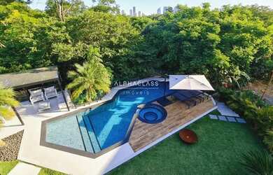 Imagem: A casa em condomínio possui 4 Dormitórios, 5 Banheiros, 5