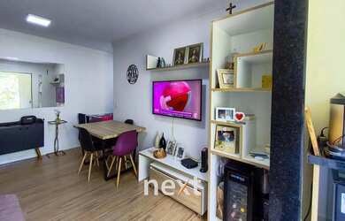 Imagem: O apartamento possui 2 Dormitórios, 2 Banheiros, 1 Vaga na