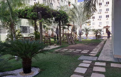 Imagem: O apartamento possui 1 Dormitório, 1 Banheiro, 1 Vaga na garagem