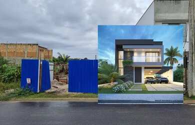 Imagem: A casa em condomínio possui 3 Dormitórios, 2 Banheiros, 3