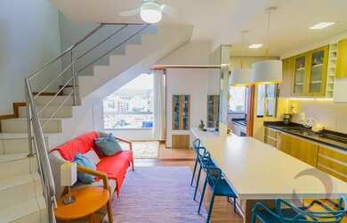 Imagem: O apartamento na cobertura possui 2 Dormitórios, 3 Banheiros