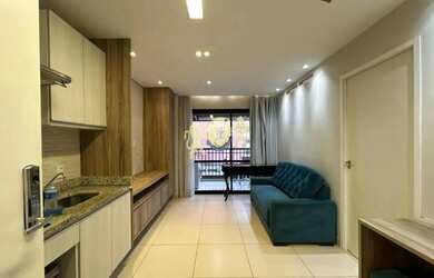 Imagem: O studio possui 1 Dormitório, 1 Banheiro, 1 Vaga na garagem