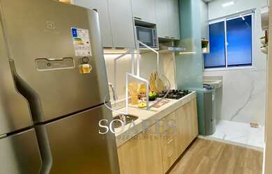 Imagem: O apartamento possui 2 Dormitórios, 2 Banheiros, 1 Vaga na