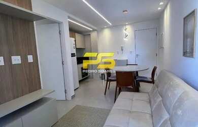 Imagem: O apartamento possui 1 Dormitório, 2 Banheiros, 1 Vaga na garagem