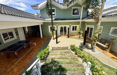 Imagem: A casa em condomínio possui 3 Dormitórios, 5 Banheiros, 5