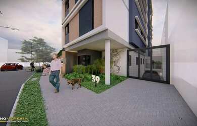 Imagem: O apartamento possui 2 Dormitórios, 1 Banheiro, 40m² de Área