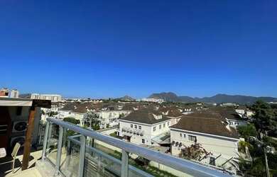 Imagem: O apartamento na cobertura possui 4 Dormitórios, 5 Banheiros