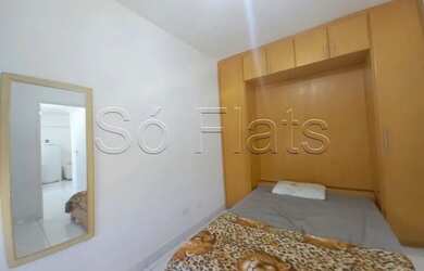 Imagem 5: Flat São Paulo Suíte Service disponível para locação com 1 dormitório e 1 vaga de garagem