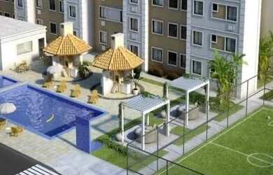 Imagem: O apartamento possui 2 Dormitórios, 1 Banheiro e 1 Vaga na