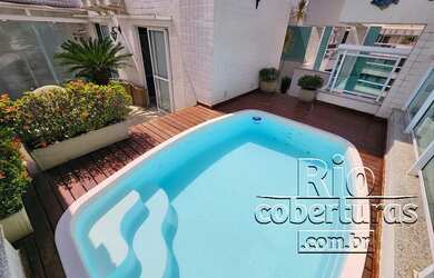 Imagem: O apartamento na cobertura possui 4 Dormitórios, 4 Banheiros