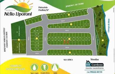 Imagem: O terreno possui 200m² de Área e está localizado em Patrocínio