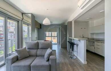 Imagem 3: Apartamento mobiliado para alugar no Auxiliadora com 1 quarto 1 suíte