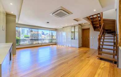 Imagem: O apartamento na cobertura possui 3 Dormitórios, 4 Banheiros