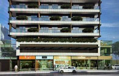 Imagem: O apartamento possui 2 Dormitórios, 2 Banheiros, 1 Vaga na