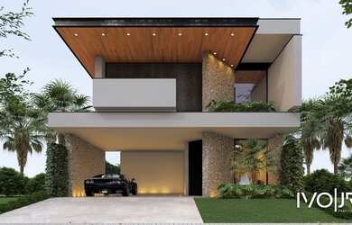 Imagem: A casa em condomínio possui 3 Dormitórios, 4 Banheiros, 2