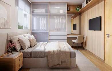 Imagem: O apartamento possui 2 Dormitórios, 2 Banheiros, 1 Vaga na