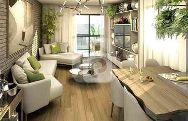 Imagem: O apartamento possui 1 Dormitório, 1 Banheiro, 52m² de Área