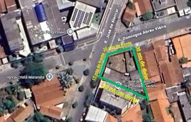 Imagem: O terreno possui 454m² de Área e está localizado em Cidade