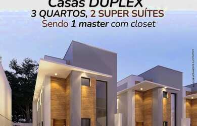 Imagem: A casa possui 3 Dormitórios, 3 Banheiros, 2 Vagas na garagem