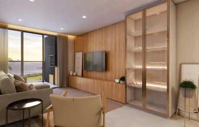 Imagem: O apartamento possui 2 Dormitórios, 2 Banheiros, 1 Vaga na