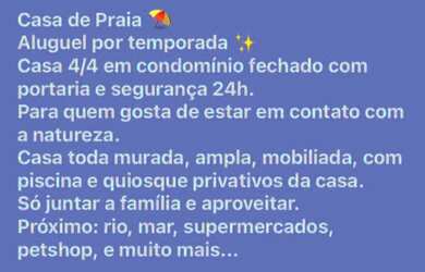 Imagem 14: Casa de Praia Temporada