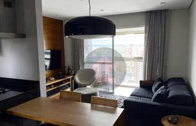 Imagem: O apartamento possui 1 Dormitório, 1 Banheiro, 1 Vaga na garagem