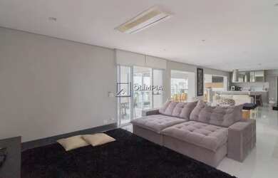 Imagem: O apartamento na cobertura possui 3 Dormitórios, 5 Banheiros