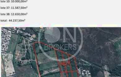 Imagem: O terreno possui 44.237m² de Área e está localizado em Recreio