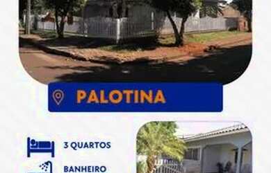 Imagem: A casa possui 2 Dormitórios, 1 Banheiro, 2 Vagas na garagem