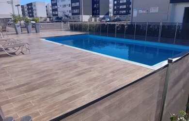 Imagem: O apartamento possui 2 Dormitórios, 1 Banheiro, 1 Vaga na garagem