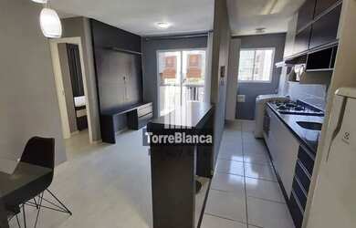 Imagem 5: Apartamento Mobiliado à Venda 2 Dormitórios, Cozinha Planejada, Sacada com Churrasqueira