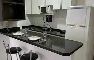 Imagem 3: Apt mobiliado no Bueno. Churrasqueira, Imóvel mobiliado, Ar-condicionadoe45m²...