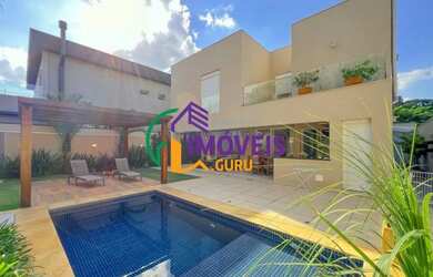 Imagem: A casa em condomínio possui 4 Dormitórios, 5 Banheiros, 4